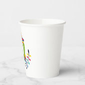 Sombrero mit Kaktus und Maracas Pappbecher (Links)