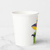 Sombrero mit Kaktus und Mustache Pappbecher (Rechts)