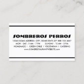 Sombrero perro meme treuekarte (Rückseite)