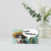 Sombrero perro meme treuekarte (Stehend Vorderseite)