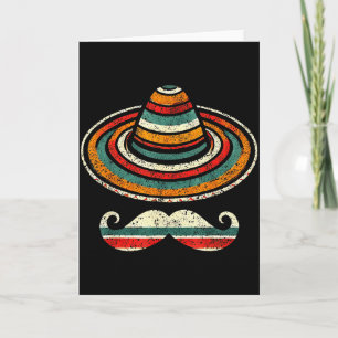 Sombrero Serape Cinco De Mayo Schnurrbart Fiesta M Karte