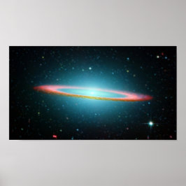 Sombrero Spiralgalaxie NGC 4594 Poster