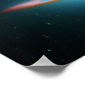 Sombrero Spiralgalaxie NGC 4594 Poster (Ecke)