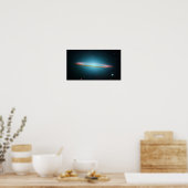 Sombrero Spiralgalaxie NGC 4594 Poster (Küche)