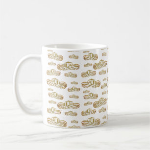 Sombrero Vueltiao Goldblatt-Muster-Tassen Kaffeetasse