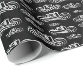 Sombrero Vueltiao Muster in der weißen und Geschenkpapier (Rolleneckpunkt)