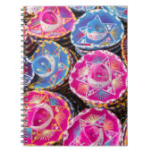 Sombreros in Mexiko Notizblock (Vorderseite)