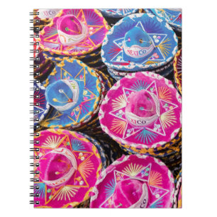 Sombreros in Mexiko Notizblock