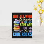 Some Are Looking For Cool Rocks - Geologist Geode Karte (Gelbe Blume)