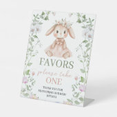 Some Bunny Baby Shower Favors Table Sign Sockelschild (Vorderseite)