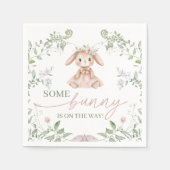 Some Bunny Baby Shower Paper Napkins Serviette (Vorderseite)