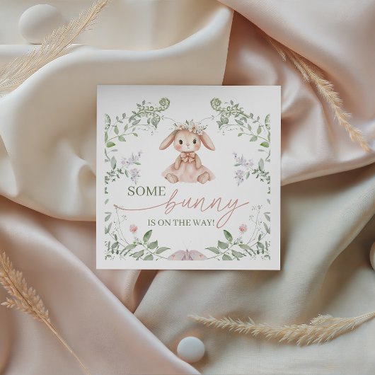 Some Bunny Baby Shower Paper Napkins Serviette