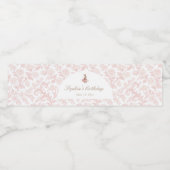 Some Bunny Birthday Water Bottle Wasserflaschenetikett (Einzelnes Label)