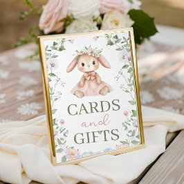 Some Bunny Cards and Gifts Table Sign Sockelschild