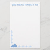 Some Bunny Cute Daisy Personal Custom Spring  Briefpapier (Vorderseite)