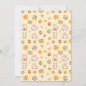 Some Bunny Cute Easter 1st Birthday Party Einladung (Rückseite)