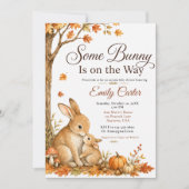 Some Bunny Fall Baby Shower Einladung (Vorderseite)