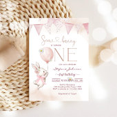 Some Bunny First 1st Birthday Invitation Einladung
