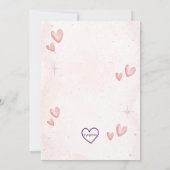 Some Bunny First Birthday, Pink Invitation Einladung (Rückseite)