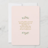 Some Bunny Is On The Way Baby Shower Einladung (Rückseite)