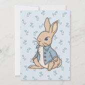 Some Bunny is on the Way Baby Shower Invite. Rusti Einladung (Rückseite)