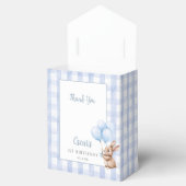 Some Bunny Is One Blue Balloons 1st Birthday Geschenkschachtel (Geöffnet)