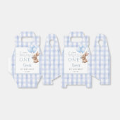 Some Bunny Is One Blue Balloons 1st Birthday Geschenkschachtel (Ungefaltet)
