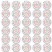 Some Bunny is Turning One 1st Birthday 0.75" Favor Aufkleber (Vorderseite)