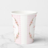 Some Bunny is Turning One 1st Birthday  Pappbecher (Rechts)