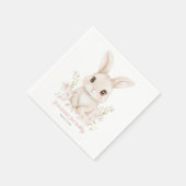 Some Bunny is Turning One Paper Napkins Serviette (Ecke)