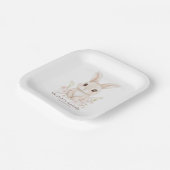 Some Bunny is Turning One Paper Plates Pappteller (Gewinkelt)