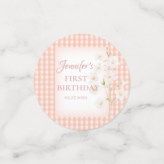 Some Bunny is Turning One Table Confetti Konfetti (Klein Vorderseite)