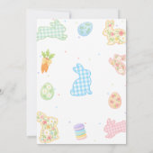 Some Bunny is Turning Two Pastel Birthday Einladung (Rückseite)