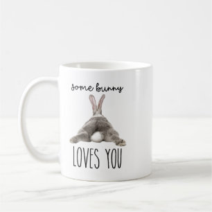 Some Bunny Liebt Dich – Süße Hasen-Tasse für Hasen Kaffeetasse