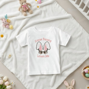 Some Bunny Liebt Mich Baby Boy Ostern Outfit T-Shi T-shirt