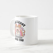 Some Bunny Loves You – Cute Rabbit Mug for Bunny Kaffeetasse (Vorderseite Links)
