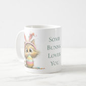 Some Bunny Loves You Easter Cat Mug Kaffeetasse (Vorderseite Links)