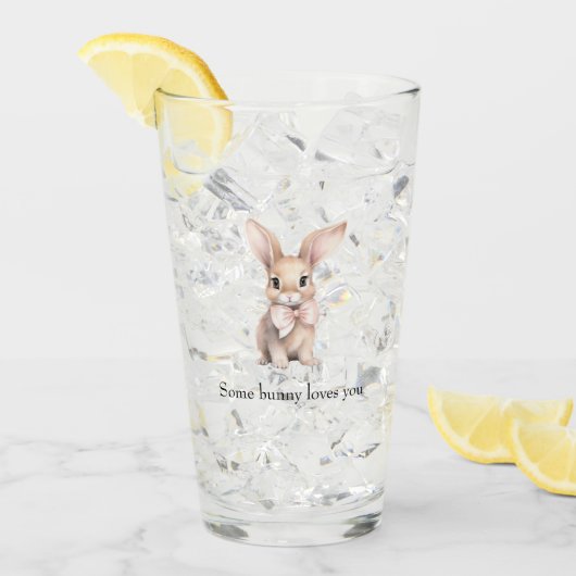 Some Bunny Loves You Glas (Vorderseite Ice)