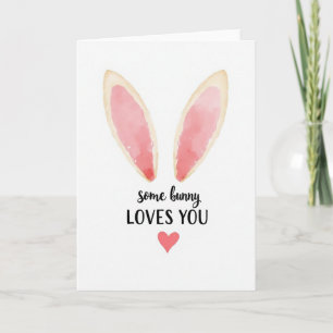Some Bunny Loves You Grußkarte Karte