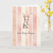 Some Bunny Loves You Karte (Gelbe Blume)