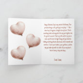 Some Bunny Loves You with Heart Balloon Karte (Innenseite)