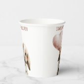 Some Bunny Loves You with Heart Balloon Pappbecher (Rechts)