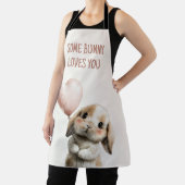 Some Bunny Loves You with Heart Balloon Schürze (InSitu)