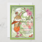 Some Bunny Needs a Mimosa Easter Brunch Invitation Einladung (Vorderseite)