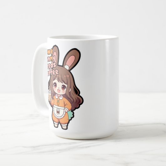 Some Bunny Needs Coffee Kaffeetasse (Vorderseite Links)