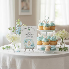 Some Bunny Special Is Coming Wreath Baby Shower  Einladung