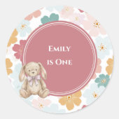 Some Bunny Sticker Bunny 1st Birthday (Vorderseite)