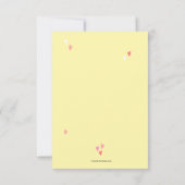 Some Bunny Thinks You're Awesome Happy Easter Card Einladung (Rückseite)