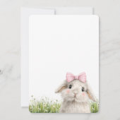 Some Bunny Third Birthday  Einladung (Rückseite)