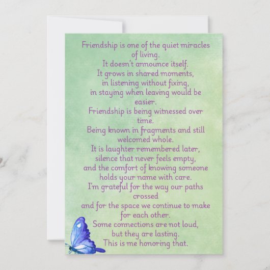 Some Connections Are Lasting (Rückseite)